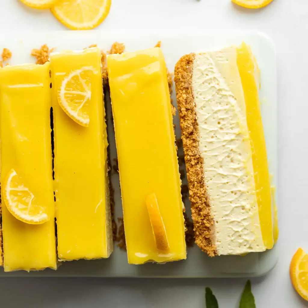 vegan lemon cheesecake as the perfect no bake summer dessert